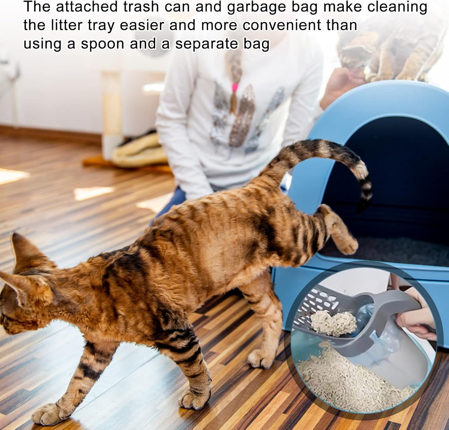 Pet Litter Shovel Scoop With Refill Bag | PurrHub